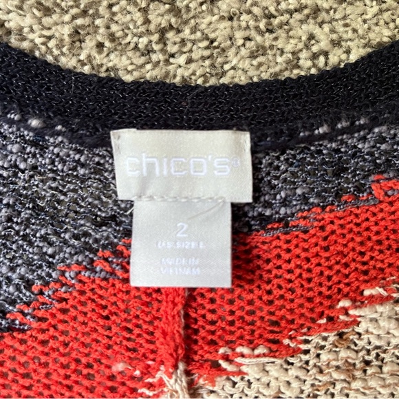 Chico’s size 2 or size L cardigan - Picture 2 of 6